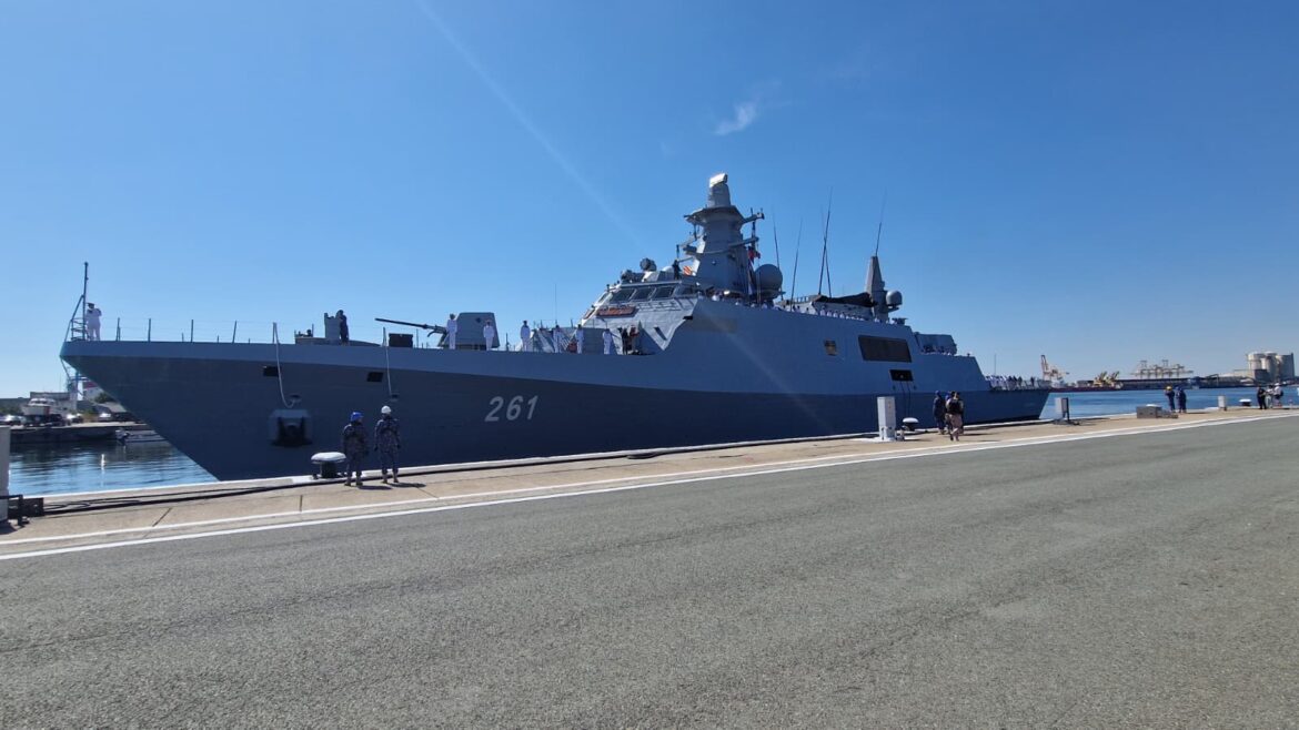 Corveta „Contraamiral August Roman” a ajuns în Portul Constanța